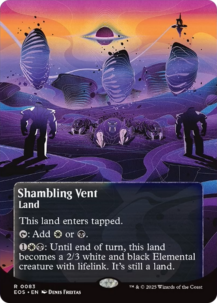 Shambling Vent (0083) (Borderless) [Edge of Eternities: Stellar Sights] | Local Legends