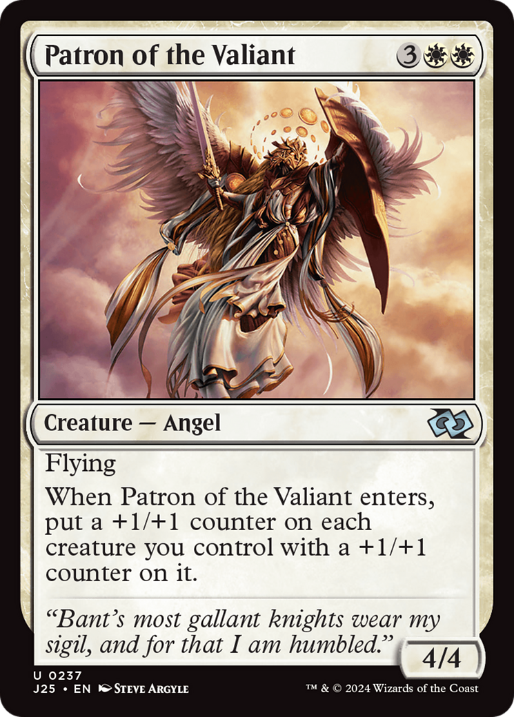 Patron of the Valiant [Foundations Jumpstart] | Local Legends