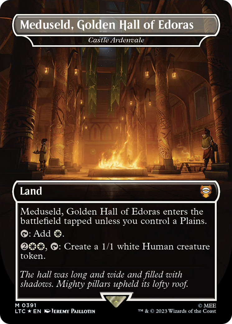 Meduseld, Golden Hall of Edoras - Castle Ardenvale (Surge Foil Realms and Relics) [The Lord of the Rings: Tales of Middle-Earth Commander] | Local Legends