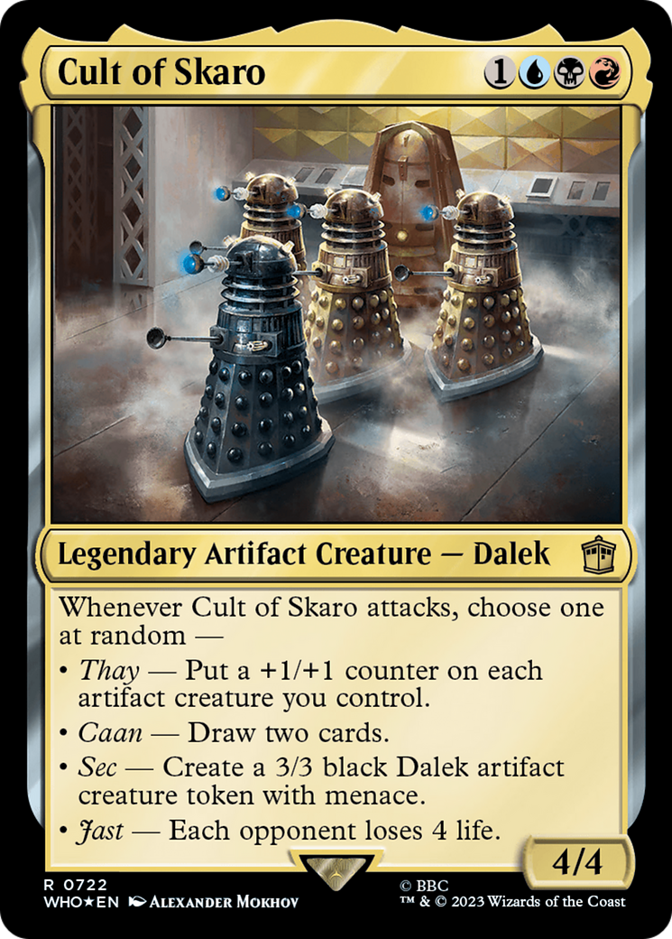 Cult of Skaro (Surge Foil) [Doctor Who] | Golgari Games