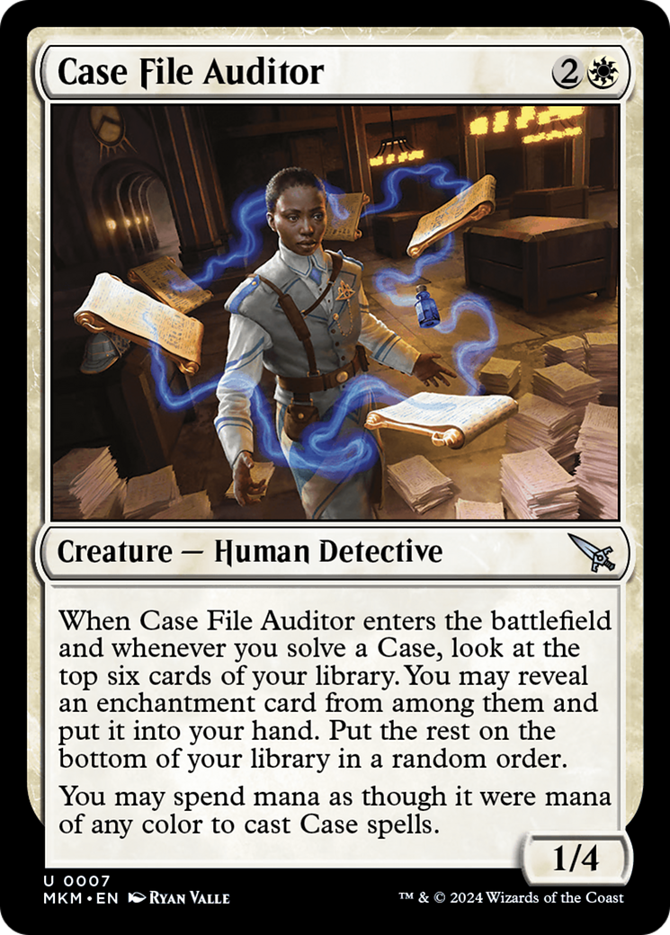 Case File Auditor (Blue) [Murders at Karlov Manor] | Local Legends