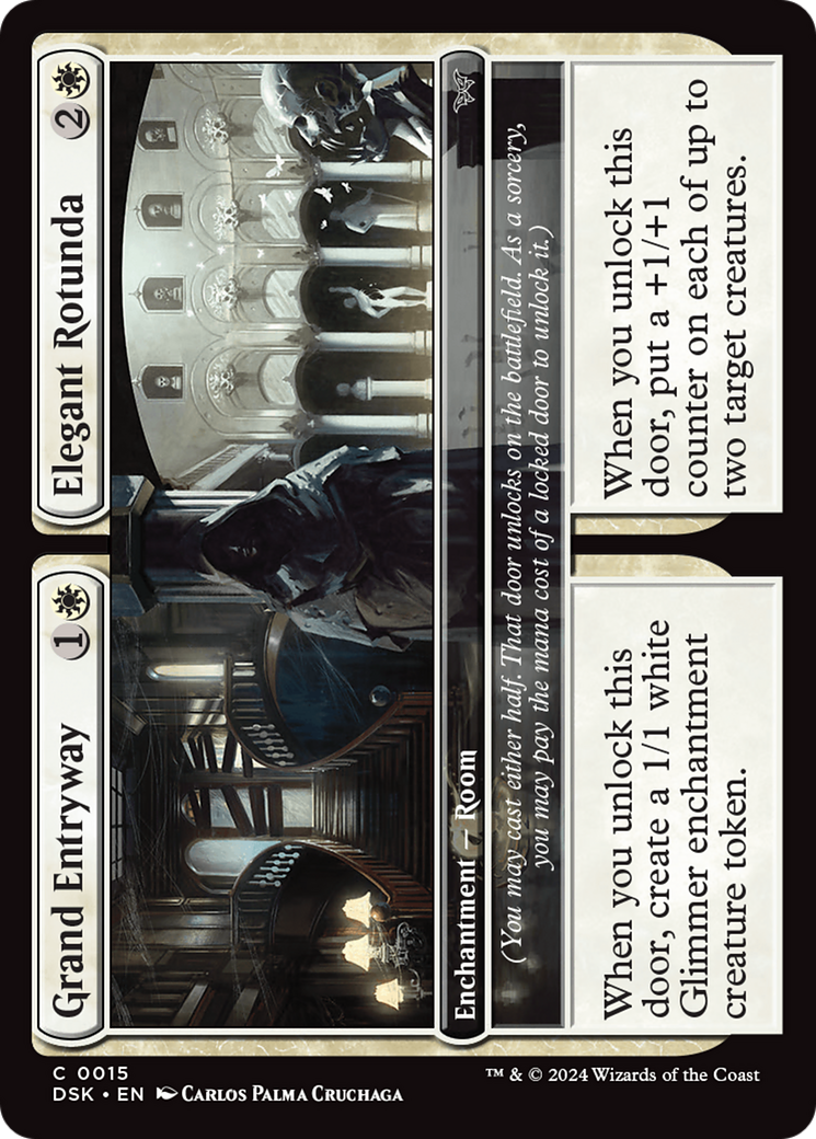 Grand Entryway // Elegant Rotunda (0015) [Duskmourn: House of Horror] | Golgari Games