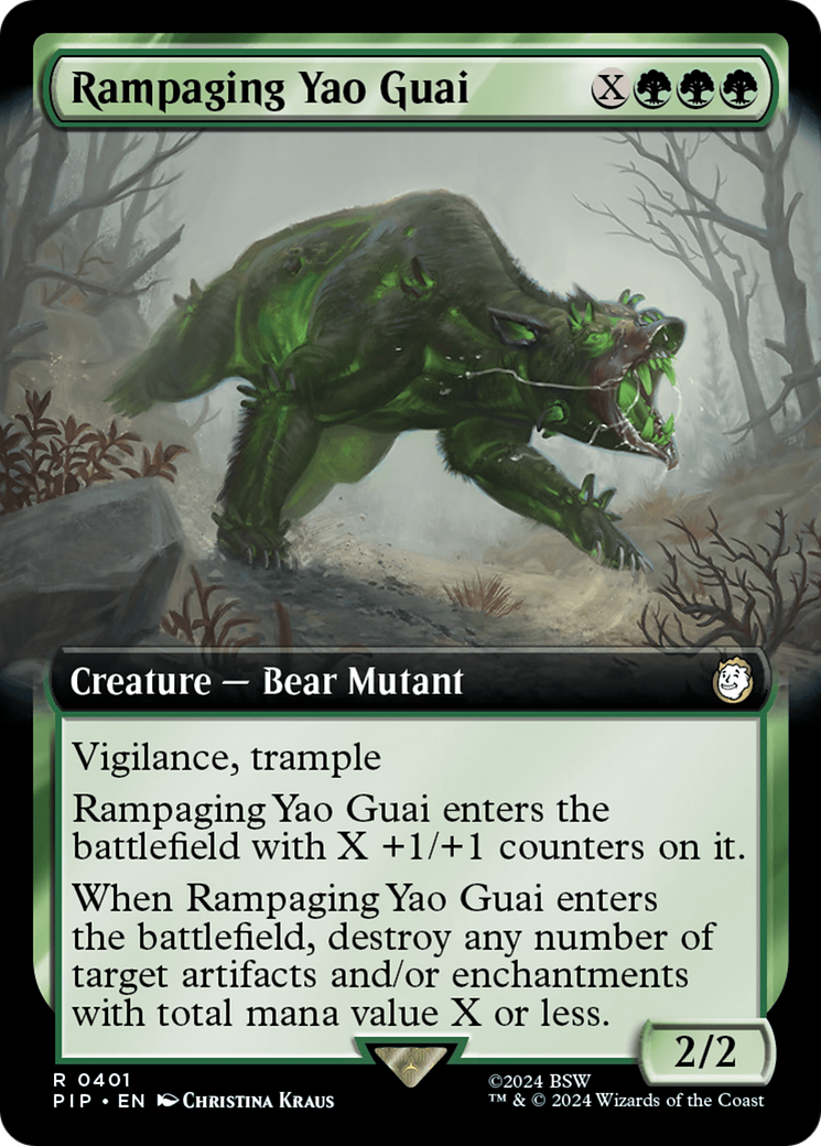 Rampaging Yao Guai (Extended Art) [Fallout] | Local Legends