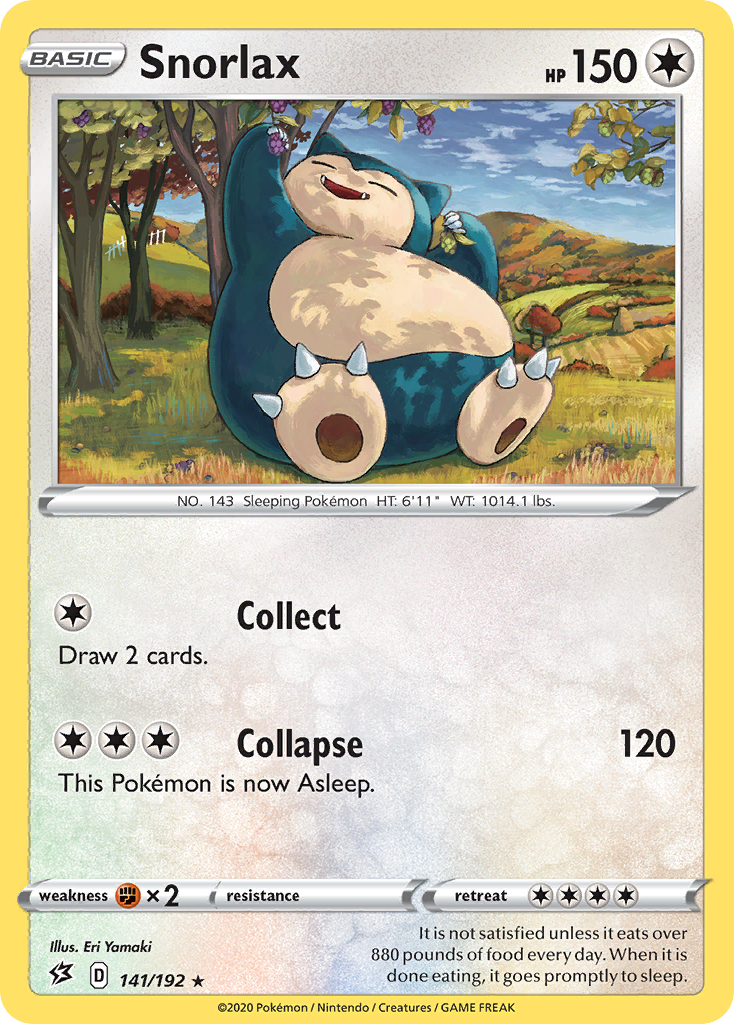 Snorlax (141/192) [Sword & Shield: Rebel Clash] | Golgari Games