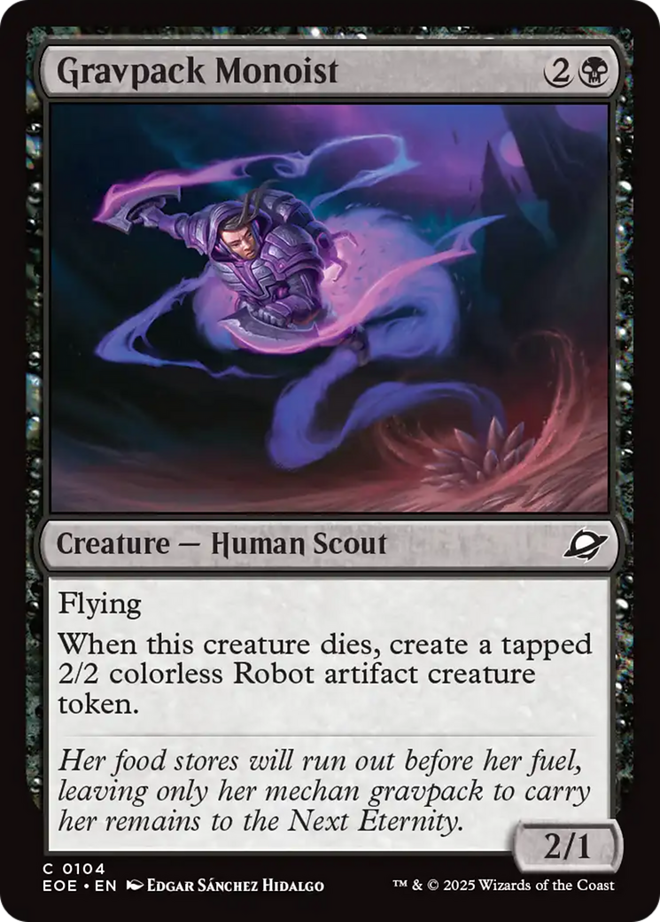 Gravpack Monoist [Edge of Eternities] | Local Legends