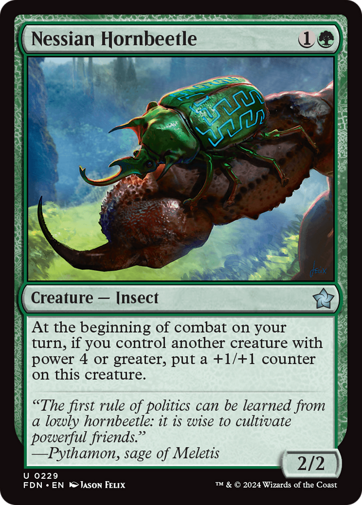 Nessian Hornbeetle [Foundations] | Local Legends