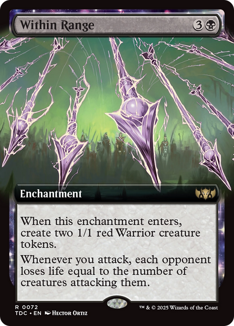 Within Range (Extended Art) [Tarkir: Dragonstorm Commander] | Local Legends
