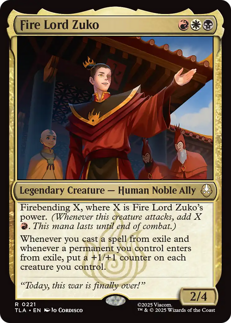 Fire Lord Zuko [Avatar: The Last Airbender] | Local Legends