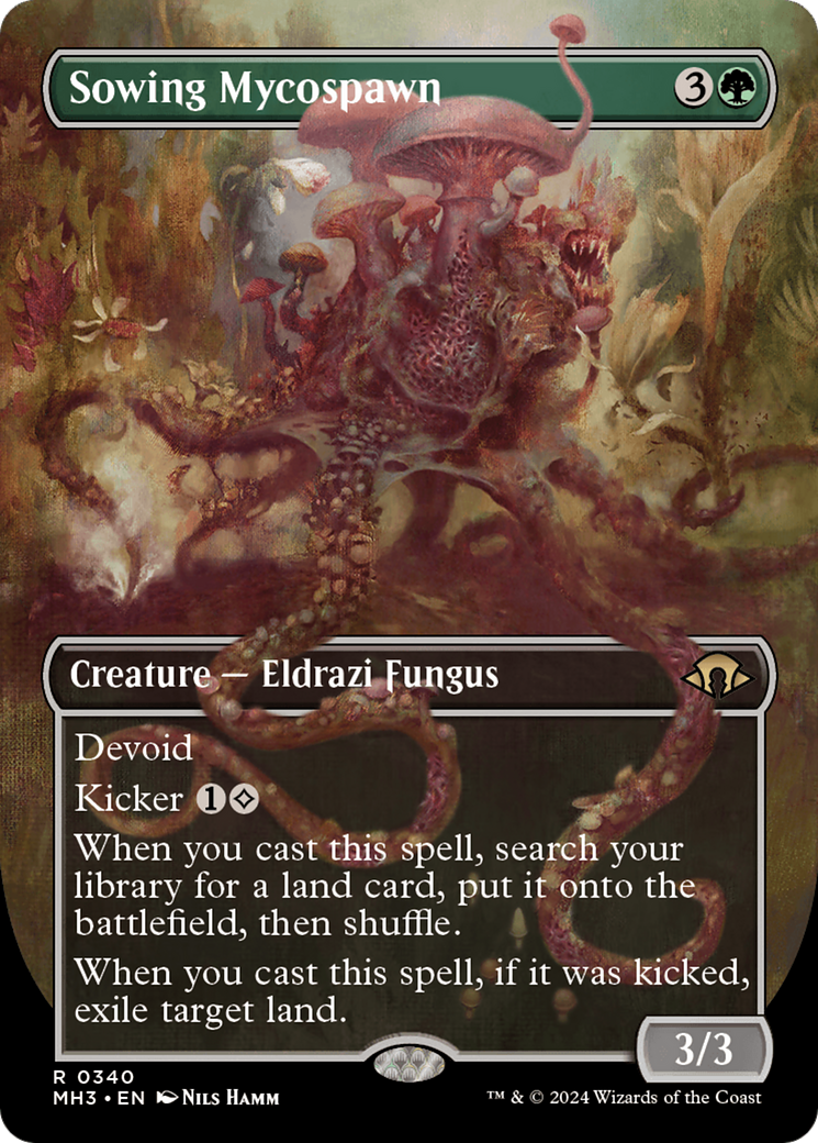 Sowing Mycospawn (Borderless) [Modern Horizons 3] | Local Legends
