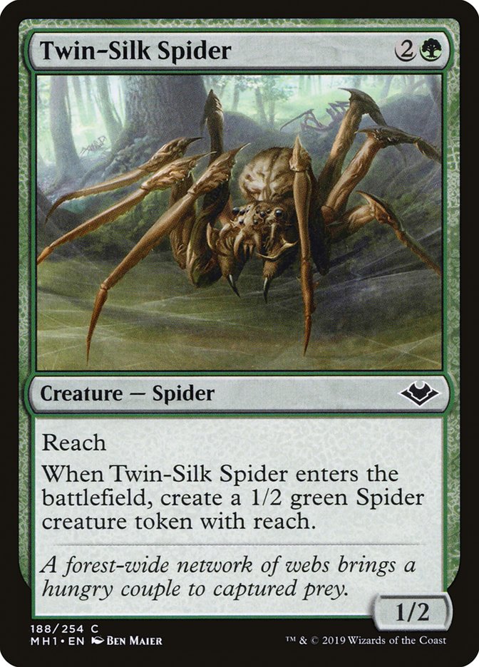 Twin-Silk Spider [Modern Horizons] | Golgari Games