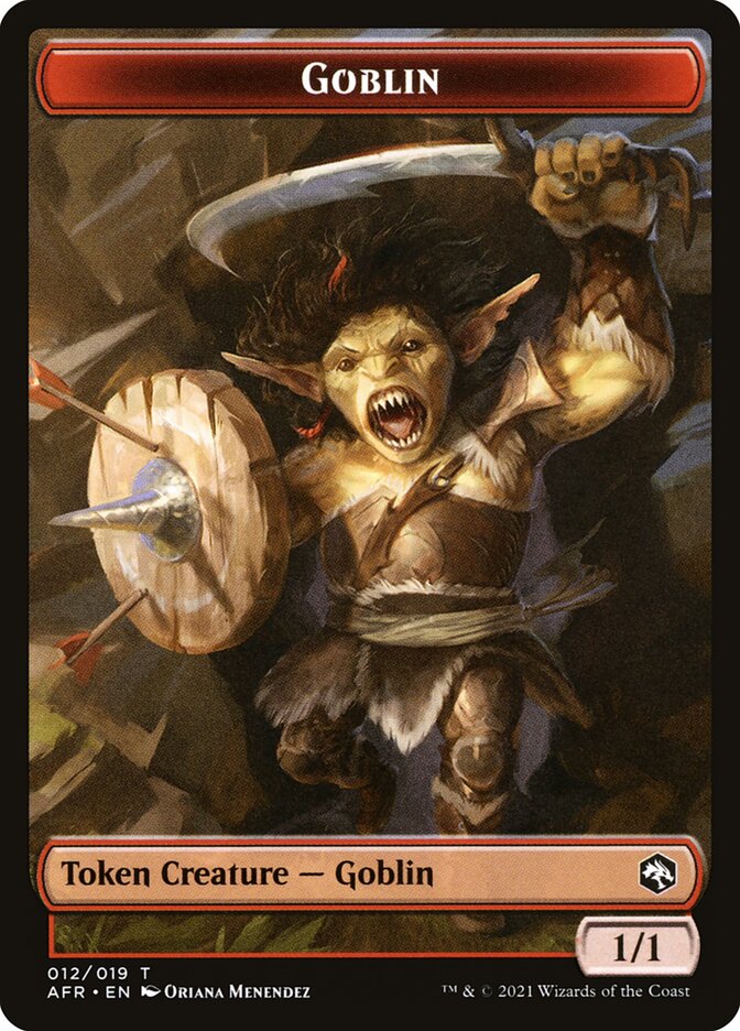 Lost Mine of Phandelver // Goblin Double-Sided Token [Dungeons & Dragons: Adventures in the Forgotten Realms Tokens] | Golgari Games