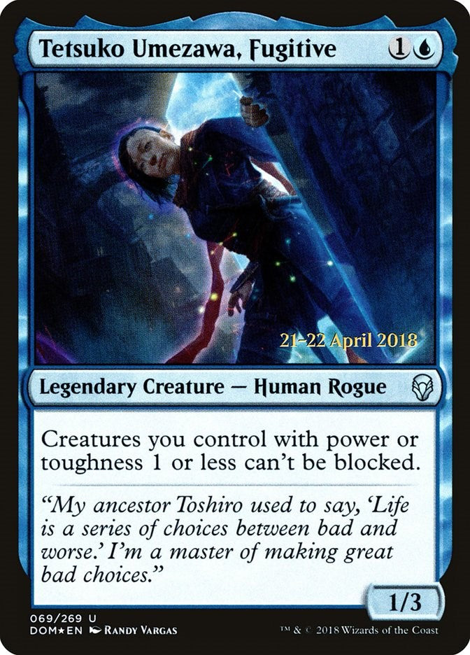Tetsuko Umezawa, Fugitive | Local Legends