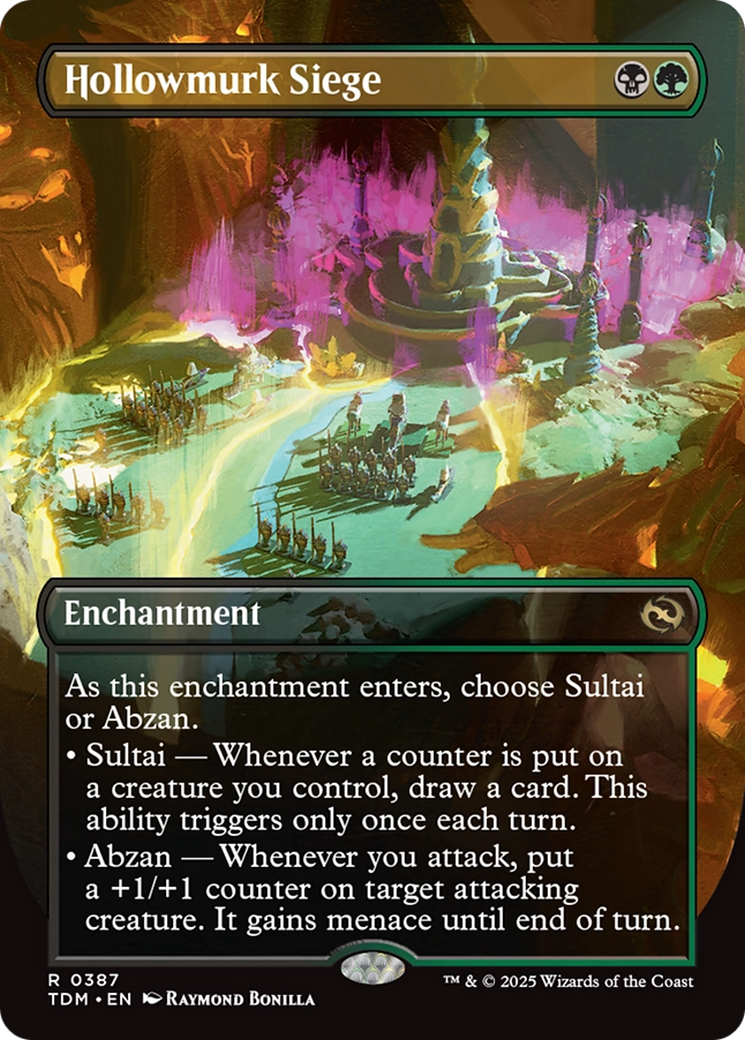 Hollowmurk Siege (Borderless) [Tarkir: Dragonstorm] | Local Legends