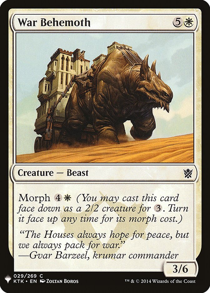 War Behemoth [Mystery Booster] | Local Legends
