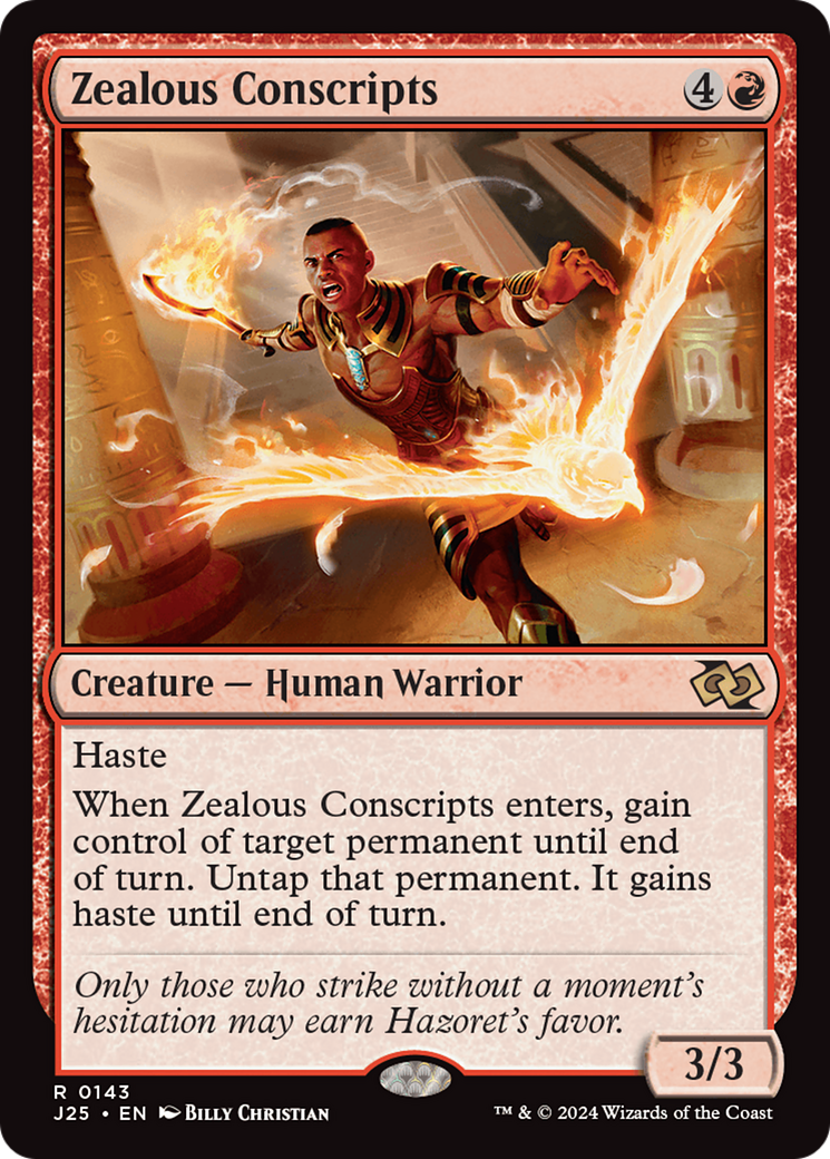 Zealous Conscripts [Foundations Jumpstart] | Local Legends