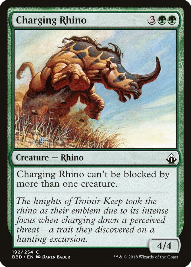 Charging Rhino | Local Legends