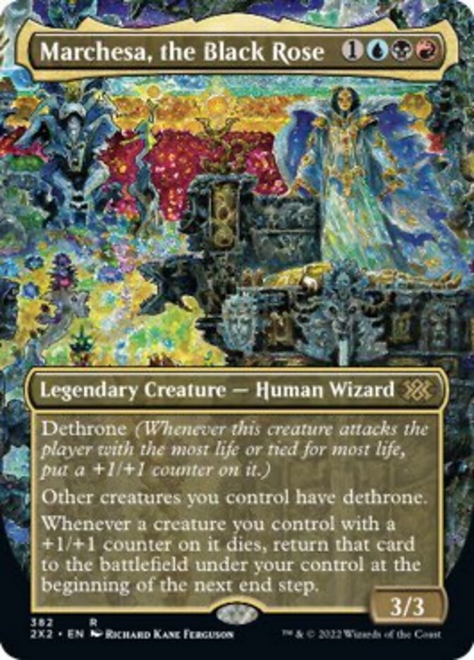 Marchesa, the Black Rose (Borderless Alternate Art) [Double Masters 2022] | Local Legends
