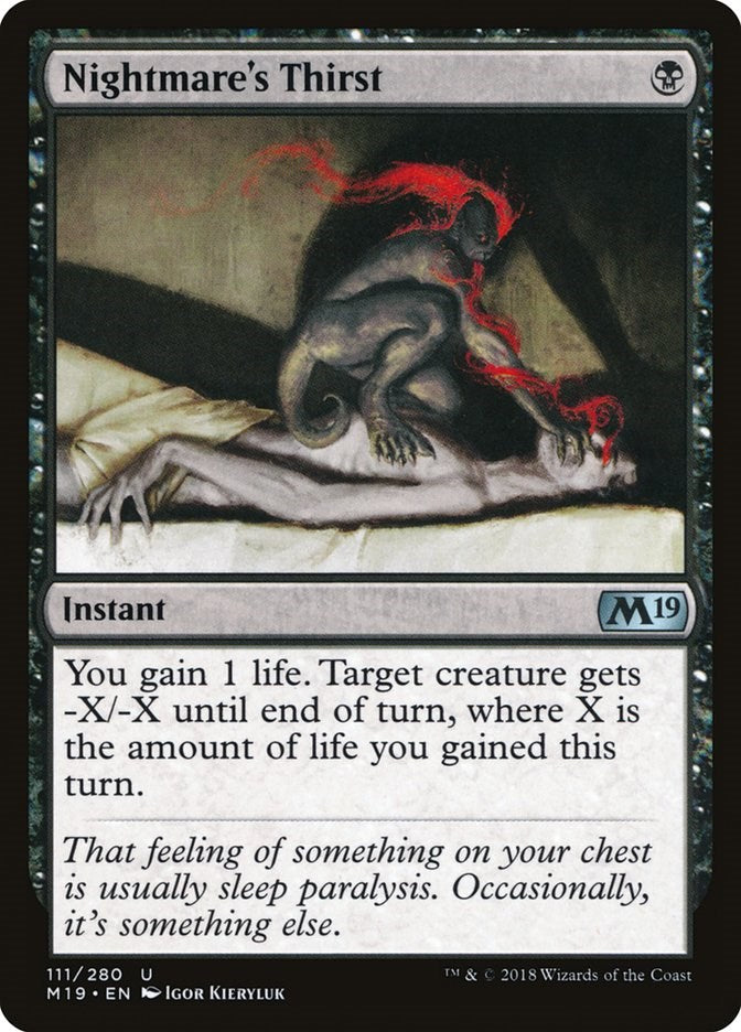 Nightmare's Thirst | Local Legends