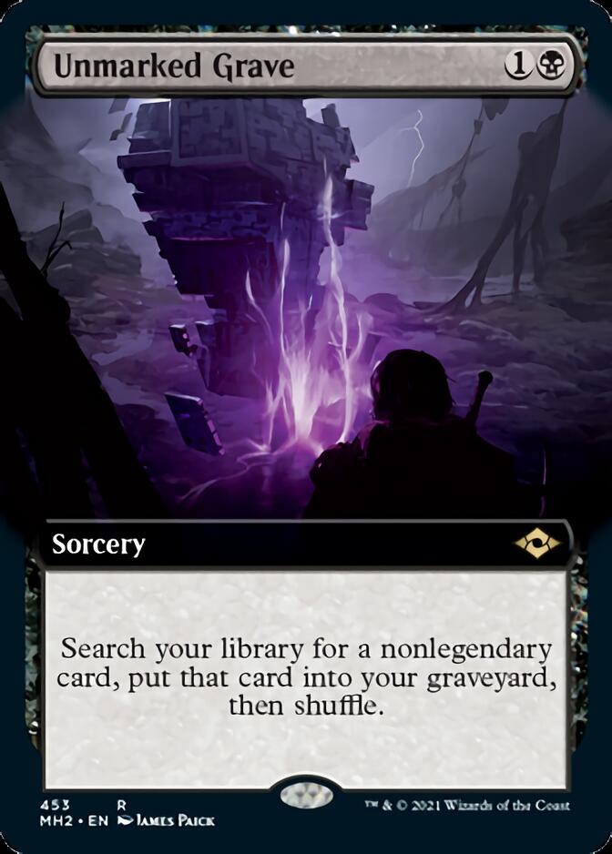 Unmarked Grave (Extended Art) [Modern Horizons 2] | Golgari Games