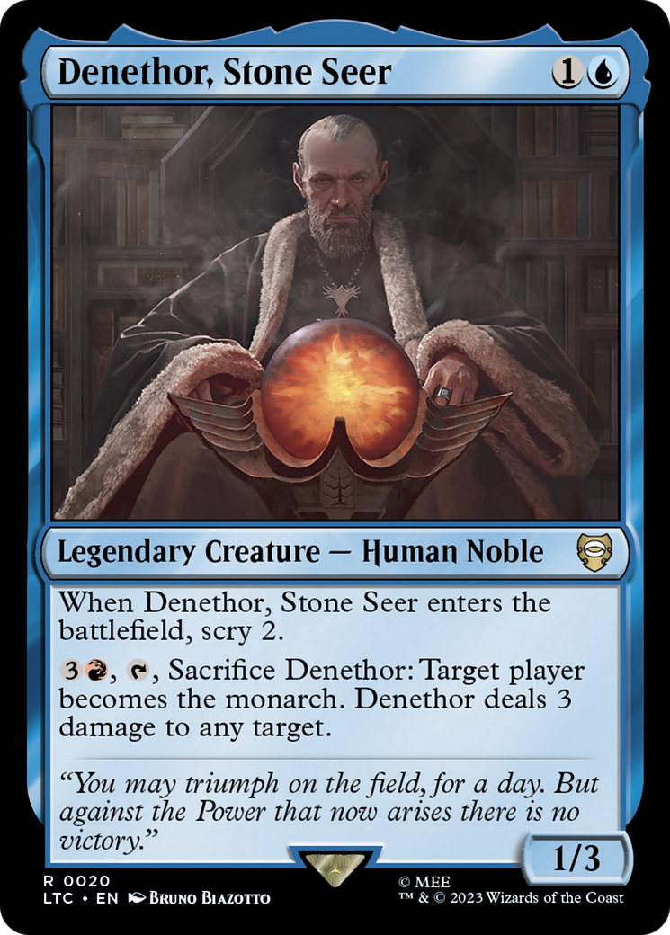 Denethor, Stone Seer [The Lord of the Rings: Tales of Middle-Earth Commander] | Local Legends