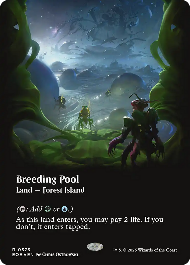 Breeding Pool (Borderless) (Galaxy Foil) [Edge of Eternities] | Local Legends