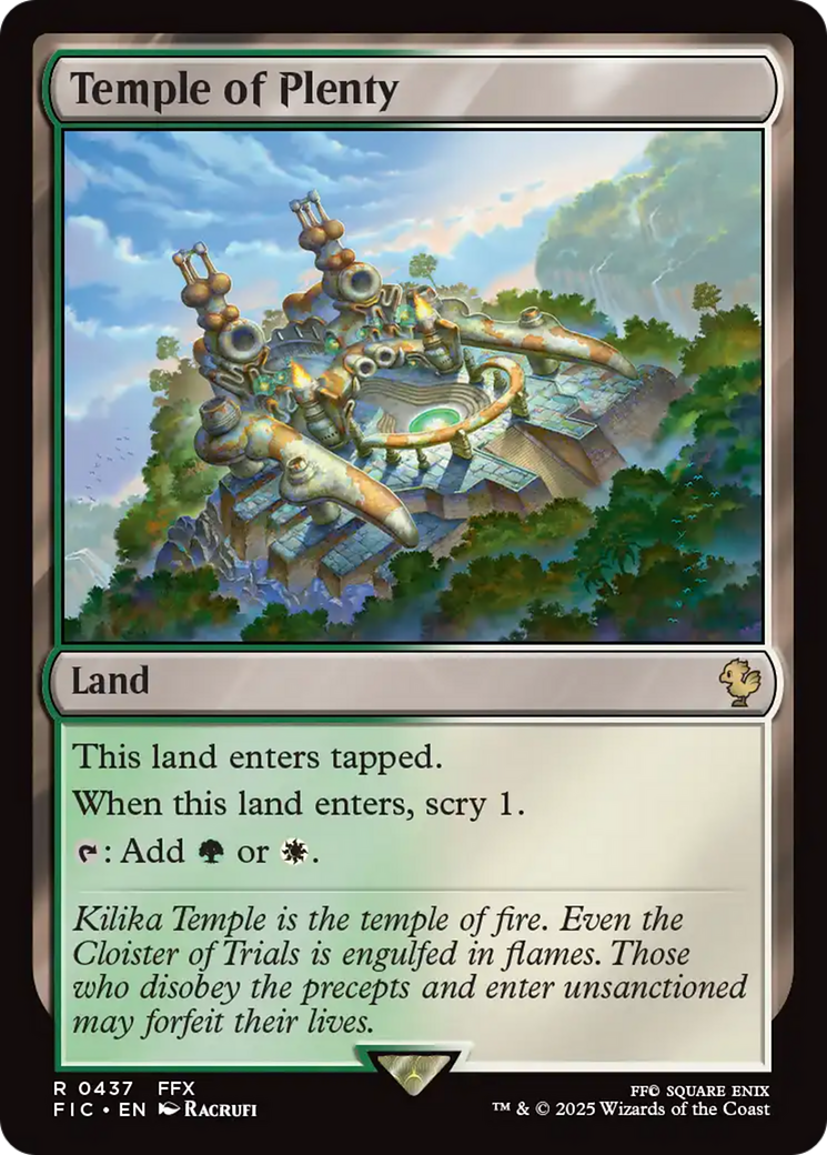 Temple of Plenty [FINAL FANTASY Commander] | Local Legends