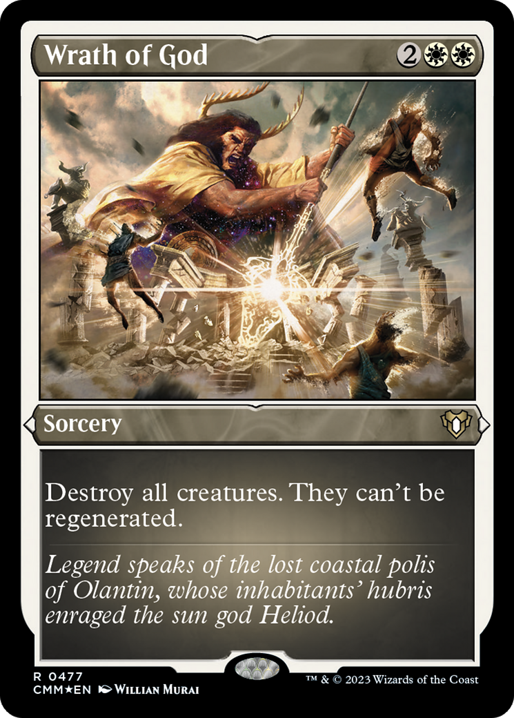 Wrath of God (Foil Etched) [Commander Masters] | Golgari Games