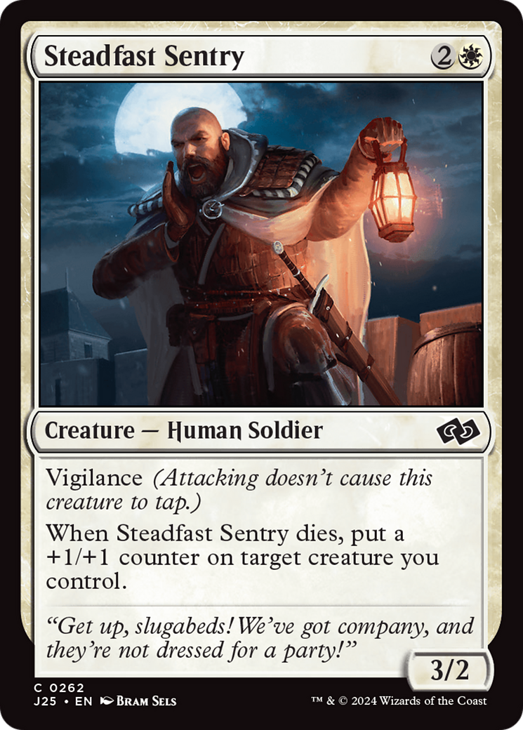 Steadfast Sentry [Foundations Jumpstart] | Local Legends