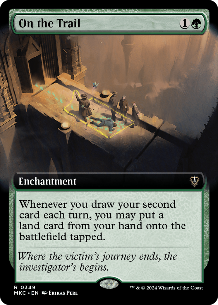 On the Trail (Extended Art) [Murders at Karlov Manor Commander] | Local Legends