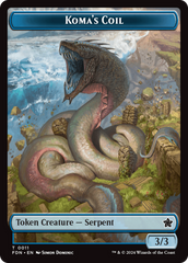 Scion of the Deep // Koma's Coil Doubled-Sided Token [Foundations Tokens] | Local Legends