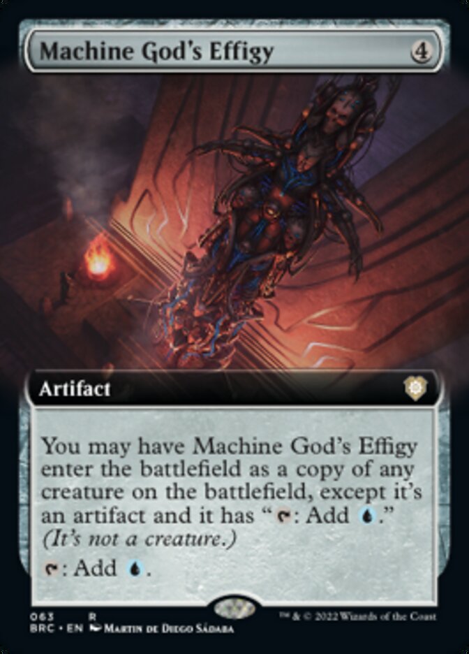 Machine God's Effigy (Extended Art) [The Brothers' War Commander] | Local Legends