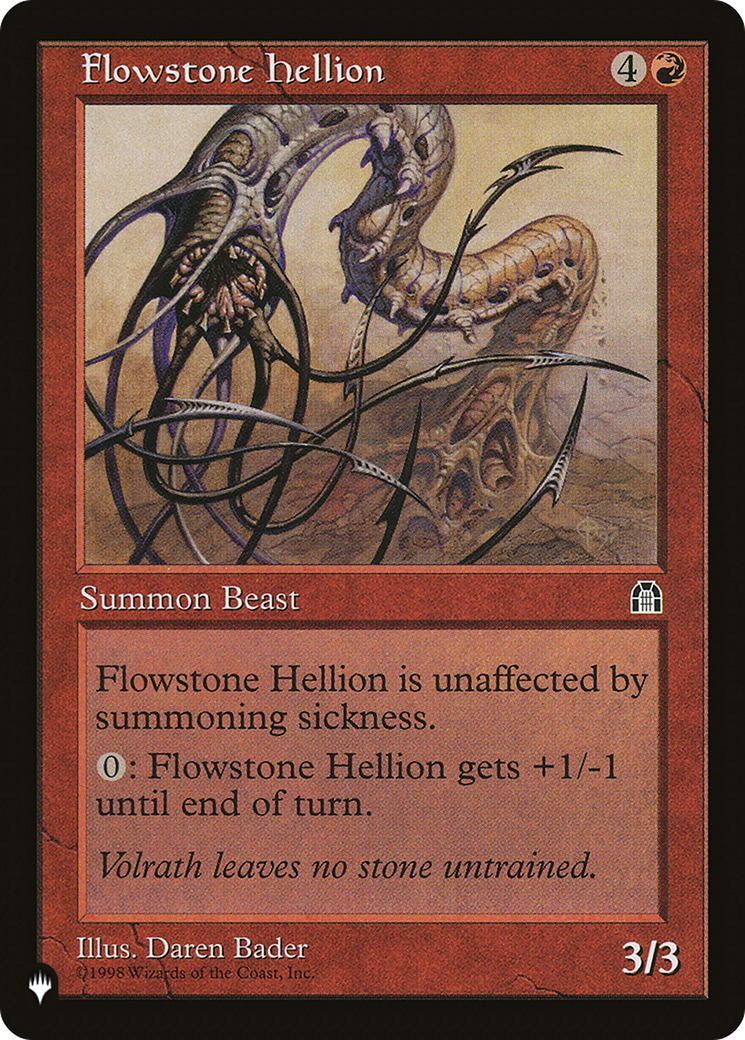 Flowstone Hellion [The List] | Local Legends