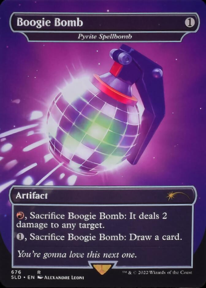 Pyrite Spellbomb - Boogie Bomb (Borderless) [Secret Lair Drop Promos] | Local Legends