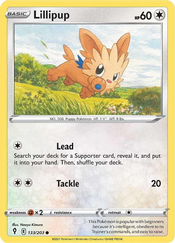 Lillipup (133/203) [Sword & Shield: Evolving Skies] | Golgari Games