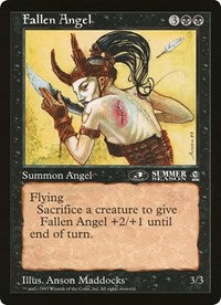 Fallen Angel (Oversized) [Oversize Cards] | Golgari Games