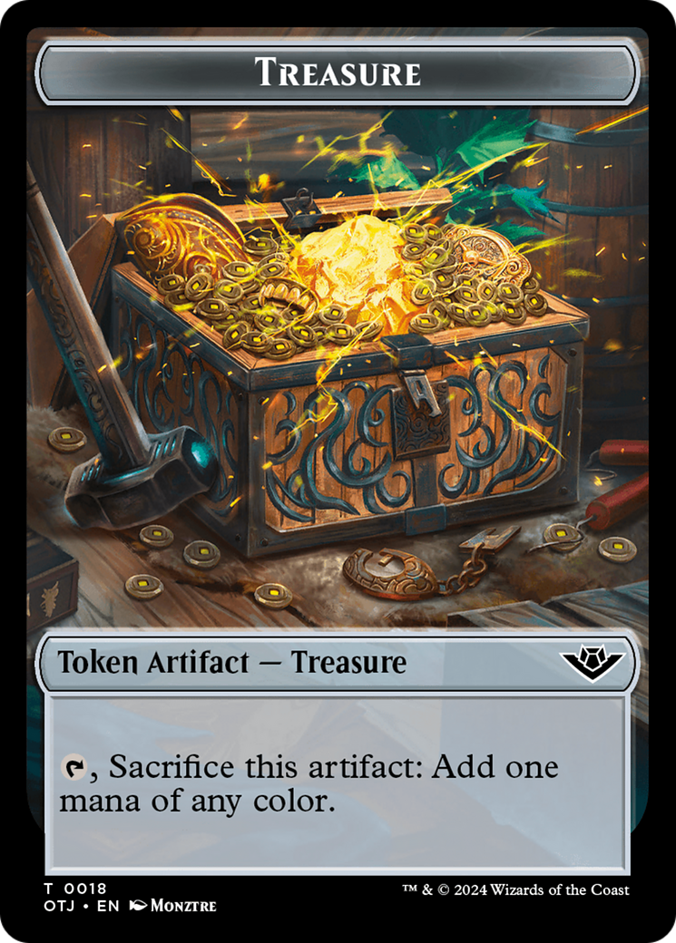 Treasure Token [Outlaws of Thunder Junction Tokens] | Golgari Games