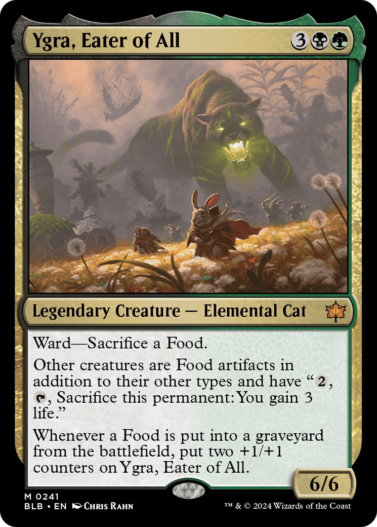 Ygra, Eater of All [Bloomburrow] | Golgari Games