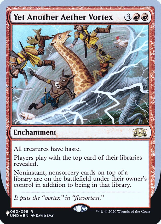 Yet Another Aether Vortex (Unfinity Foil Edition) [The List] | Local Legends