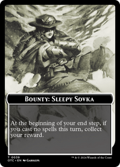 Bounty: Sleepy Sovka // Bounty Rules Double-Sided Token [Outlaws of Thunder Junction Commander Tokens] | Local Legends