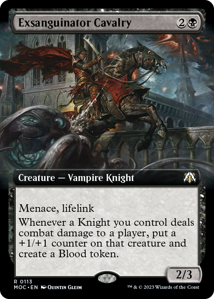 Exsanguinator Cavalry (Extended Art) [March of the Machine Commander] | Local Legends