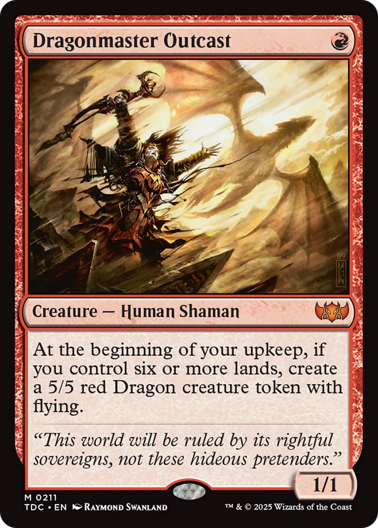 Dragonmaster Outcast [Tarkir: Dragonstorm Commander] | Local Legends