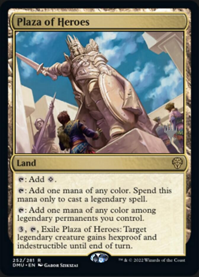 Plaza of Heroes (Promo Pack) [Dominaria United Promos] | Local Legends