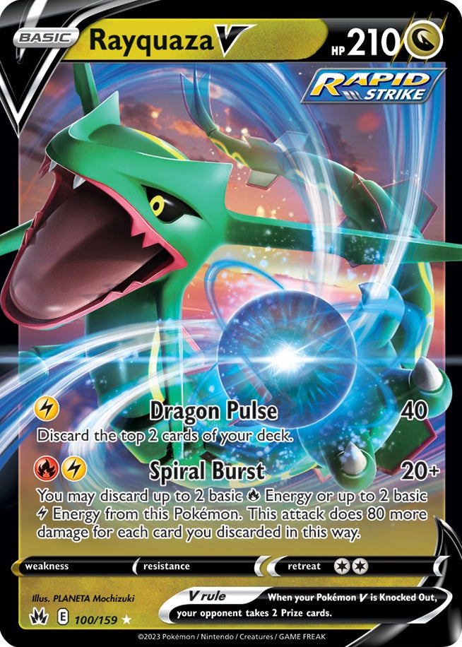 Rayquaza V 100/159 (Jumbo Card) [Sword & Shield: Evolving Skies] | Golgari Games