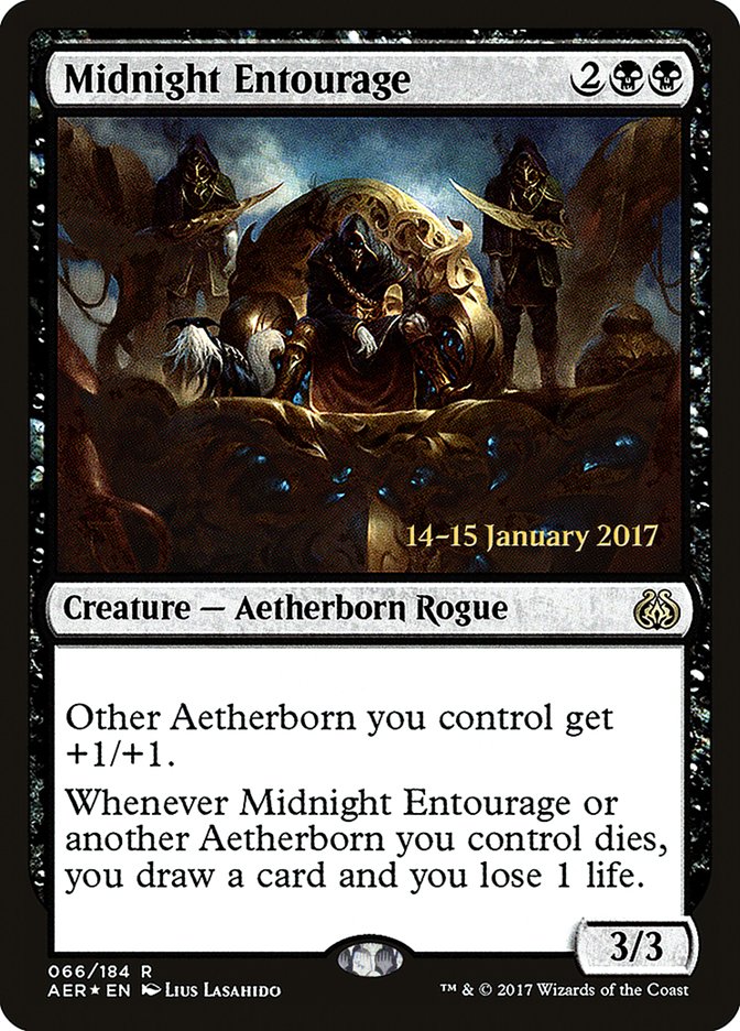 Midnight Entourage [Aether Revolt Prerelease Promos] | Local Legends