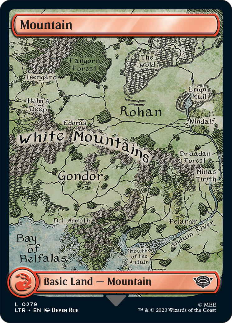 Mountain (279) [The Lord of the Rings: Tales of Middle-Earth] | Golgari Games