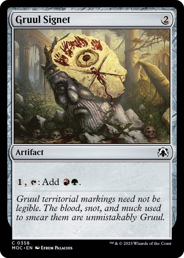 Gruul Signet [March of the Machine Commander] | Local Legends