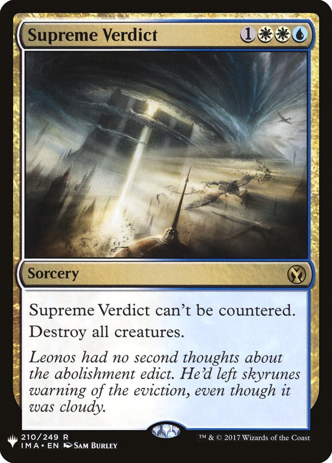 Supreme Verdict [Mystery Booster] | Local Legends