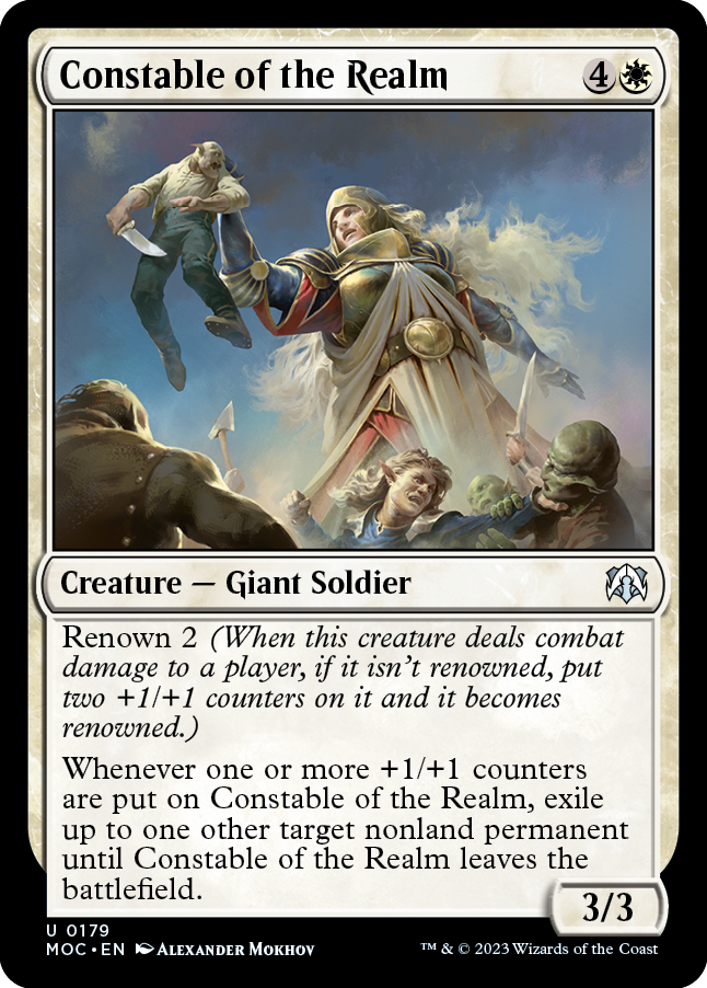 Constable of the Realm [March of the Machine Commander] | Local Legends
