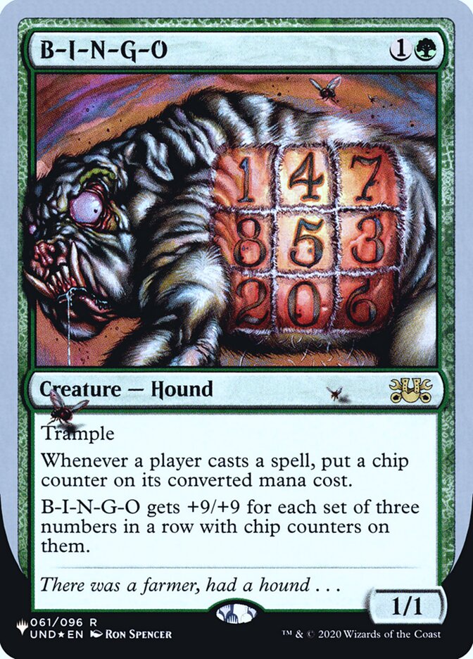 B-I-N-G-O (Unfinity Foil Edition) [The List] | Local Legends
