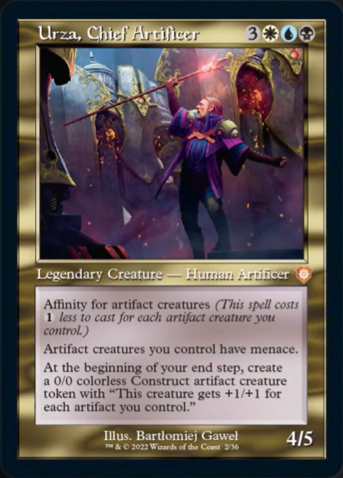 Urza, Chief Artificer (002) (Retro) [The Brothers' War Commander] | Local Legends